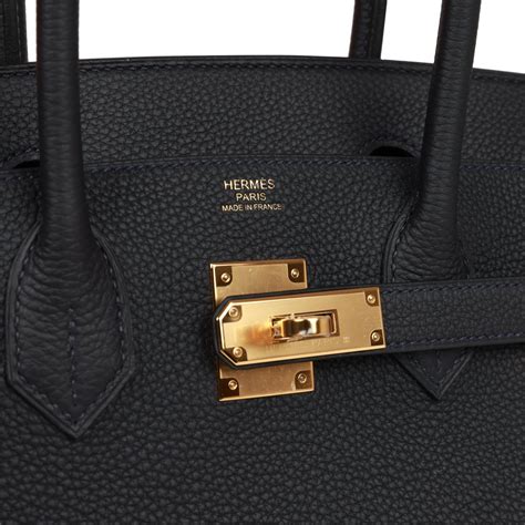 Hermes Birkin 30 Caban Togo Gold Hardware 